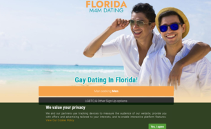 Florida M4M Dating Homepage Image